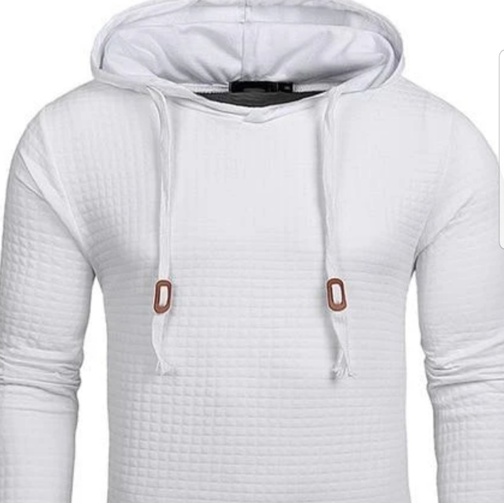 White tactical hoodie